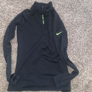 Nike half zip pull over